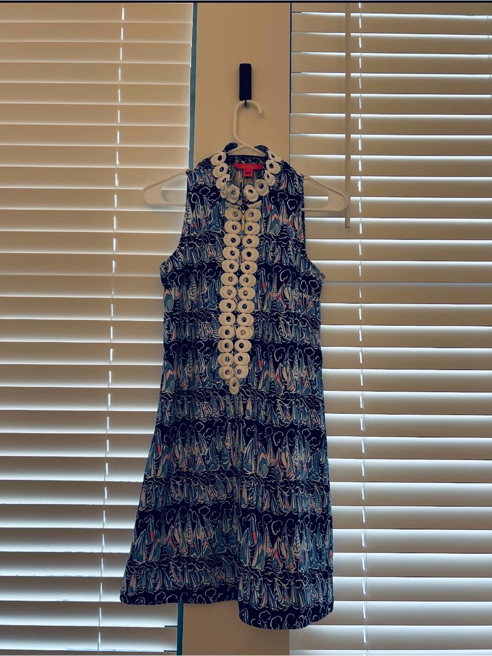 Lilly Pulitzer Low Tide Navy Sails and Stripes Shift Dress